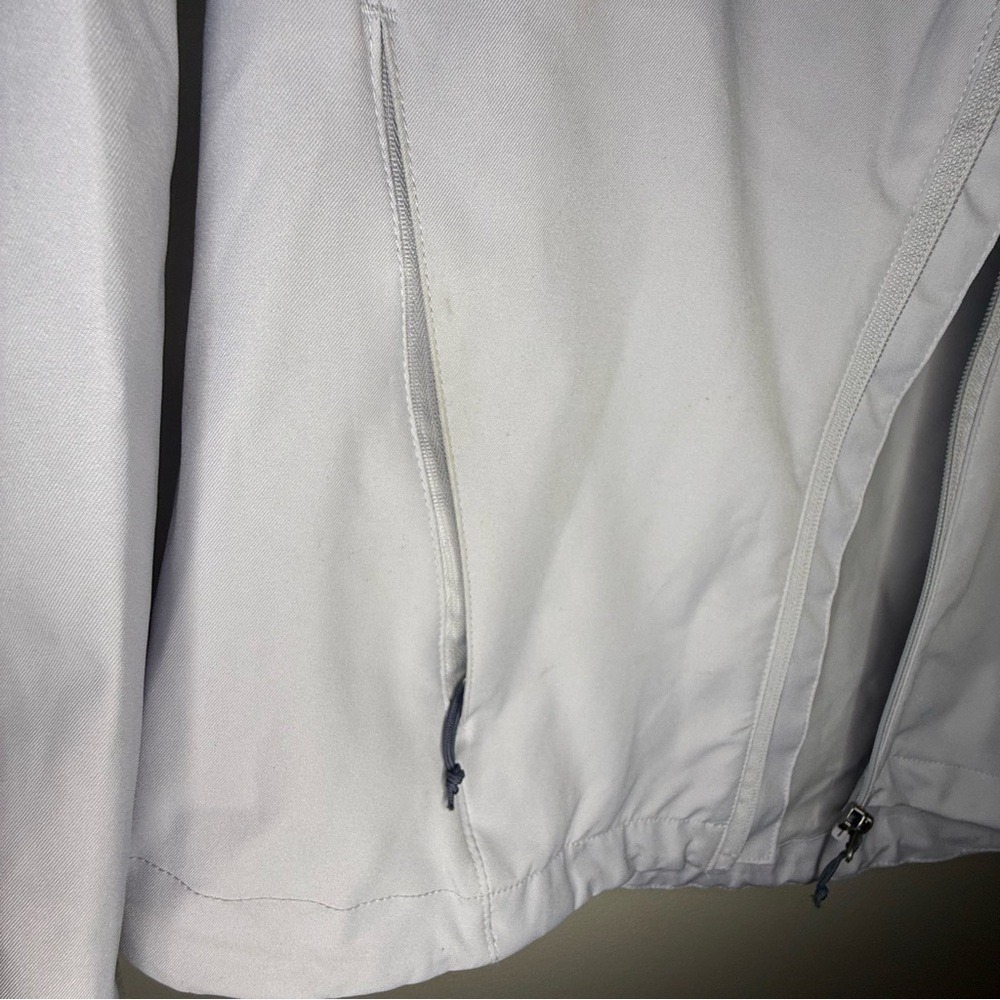Avalanche Outdoor Supply Co Womens Medium Gray Full Zip Hooded Weather Jacket - Picture 5 of 13